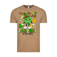 Vintage Coffee i teach the cutest clovers in the patch Vintage Tee - Artiststas