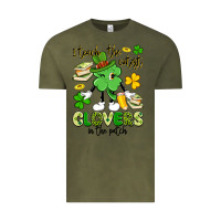 Vintage Olive i teach the cutest clovers in the patch Vintage Tee - Artiststas