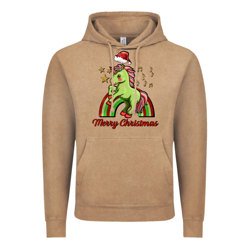 Merry Christmas Unicorn Vintage Hoodie by FaDigitalArtStudio | Teevron