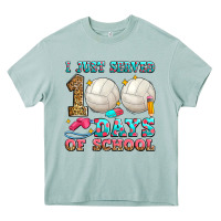 Arona i just served 100 days of school volleyball Heavy Core Tee - Zillion Design Studio
