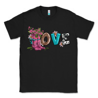 Black valentines day love and boots Classic Tee - AdoDesignShop