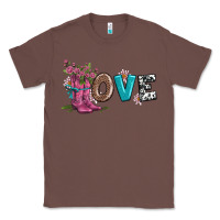 Chestnut valentines day love and boots Classic Tee - AdoDesignShop