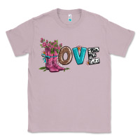 Valentines Day Love And Boots Classic Tee | Teevron