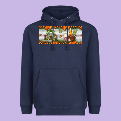 Football Dad Heavyweight Hoodie Designed By Bundleandbundleshop