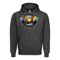 Charcoal Heather archery mama Zipper Hoodie - MaliasSmallBusiness