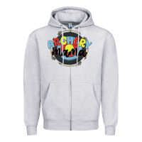 Heather Grey archery mama Zipper Hoodie - MaliasSmallBusiness