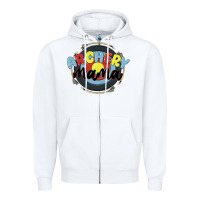 White archery mama Zipper Hoodie - MaliasSmallBusiness