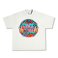 Pistachio race girl with leopard and peace hand Urban Heavy Tee - AdoDesignShop