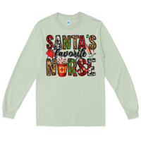 Matcha santa's favorite nurse Long Sleeve Tee - Jasminsmagicworld