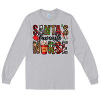 Moon Dust santa's favorite nurse Long Sleeve Tee - Jasminsmagicworld