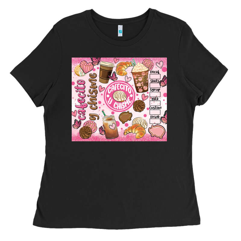 Cafecito Y Chisme Ladies Tee by JahusDesignShop | Teevron