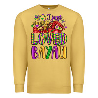 Antique Gold i just want to be loved bayau Premium Sweatshirt - LillyAllenDesigns