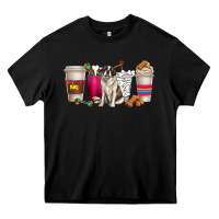 Black st. bernard dog coffee cups Heavy Core Tee - texasbilliewilder