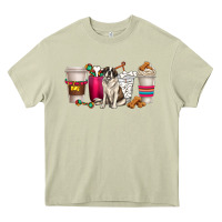 Mossy st. bernard dog coffee cups Heavy Core Tee - texasbilliewilder