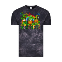 Cloud Black shamrockin with my gnomies Vintage Tee - Artiststas