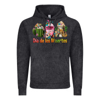 Vintage Black mexican día de los muertos coffee cups Vintage Hoodie - FaDigitalArtStudio