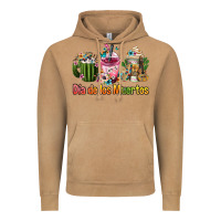 Vintage Camel mexican día de los muertos coffee cups Vintage Hoodie - FaDigitalArtStudio