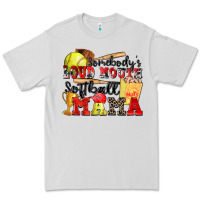 Dove Grey somebody's loud mouth softball mama Premium Tee - Zillion Design Studio
