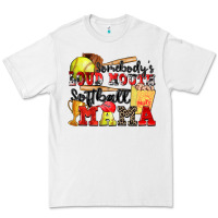White somebody's loud mouth softball mama Premium Tee - Zillion Design Studio
