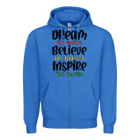 True Royal dream like martin believe like thurgood inspire li Zipper Hoodie - MaliasSmallBusiness
