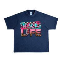 Navy race life Urban Heavy Tee - AdoDesignShop