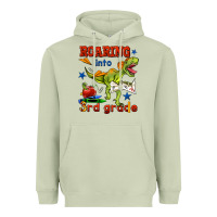 Matcha roaring into 3rd grade Heavyweight Hoodie - BundleAndBundleShop