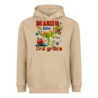 Mushroom roaring into 3rd grade Heavyweight Hoodie - BundleAndBundleShop