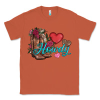 Copper valentines day howdy and boots Classic Tee - AdoDesignShop