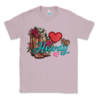 Lilac valentines day howdy and boots Classic Tee - AdoDesignShop