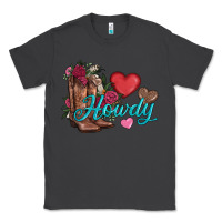 Smoke valentines day howdy and boots Classic Tee - AdoDesignShop