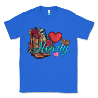 True Royal valentines day howdy and boots Classic Tee - AdoDesignShop