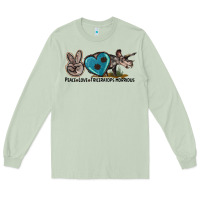 Matcha peace love triceratops horridus Long Sleeve Tee - LillyAllenDesigns