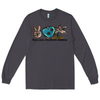 Smoke peace love triceratops horridus Long Sleeve Tee - LillyAllenDesigns