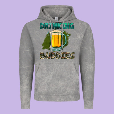 Drinking Buddies With Beer Vintage Hoodie Designed By Hra Design Shop