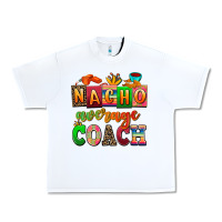 White nacho average coach Urban Heavy Tee - AdoDesignShop