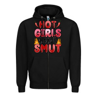 Black hot girls read smut Zipper Hoodie - MaliasSmallBusiness