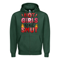 Sports Green hot girls read smut Zipper Hoodie - MaliasSmallBusiness