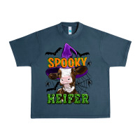Midnight Navy Spooky heifer halloween Urban Heavy Tee - Artiststas