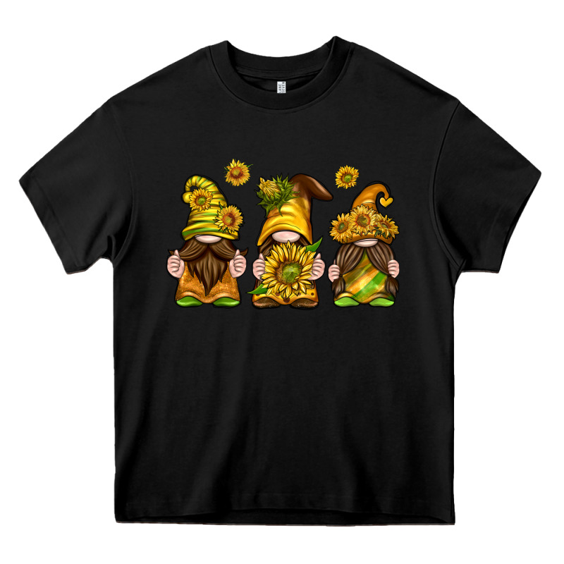 Sunflower Gnomies Heavy Core Tee by texasbilliewilder | Teevron
