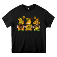 Black sunflower gnomies Heavy Core Tee - texasbilliewilder