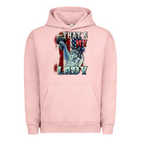 Pigment Salmon thats my lady Urban Hoodie - CowGirlArtShop