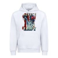 White thats my lady Urban Hoodie - CowGirlArtShop