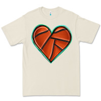 Bone basketball heart Premium Tee - texasbilliewilder