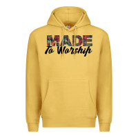 Antique Gold Made to Worship Premium Hoodie - Bettercallsaul
