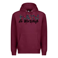 Burgundy Made to Worship Premium Hoodie - Bettercallsaul