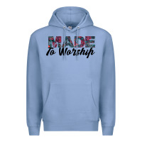 Colony Blue Made to Worship Premium Hoodie - Bettercallsaul