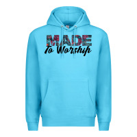 Ocean Blue Made to Worship Premium Hoodie - Bettercallsaul