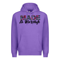 Purple Made to Worship Premium Hoodie - Bettercallsaul