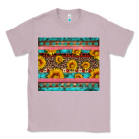 Lilac western sunflowers turquoise Classic Tee - Artiststas