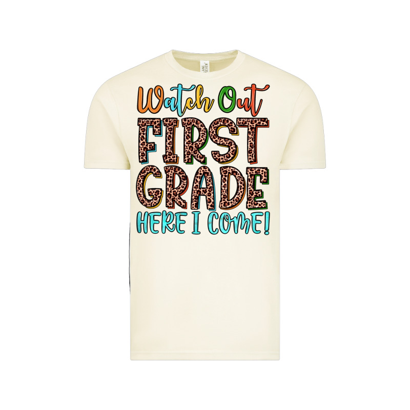 Watch Out First Grade Here I Come! Vintage Tee by JahusDesignShop | Teevron